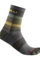 CASTELLI Șosete clasice de ciclism - SCIA 12 - verde/gri