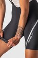 CASTELLI Pantaloni scurți de ciclism cu bretele - VELOCISSIMA 3 LADY - negru