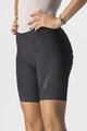 CASTELLI Pantaloni scurți de ciclism fără bretele - VELOCISSIMA 3 LADY - negru