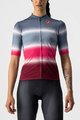CASTELLI Tricoul și pantaloni scurți de ciclism - DOLCE LADY - negru/roșu/albastru