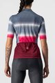 CASTELLI Tricoul și pantaloni scurți de ciclism - DOLCE LADY - negru/roșu/albastru