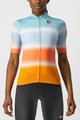 CASTELLI Tricoul și pantaloni scurți de ciclism - DOLCE LADY - negru/albastru/portocaliu