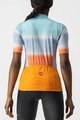 CASTELLI Tricoul și pantaloni scurți de ciclism - DOLCE LADY - negru/albastru/portocaliu