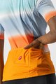 CASTELLI Tricou de ciclism cu mânecă scurtă - DOLCE LADY - portocaliu/albastru