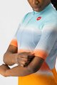 CASTELLI Tricou de ciclism cu mânecă scurtă - DOLCE LADY - portocaliu/albastru