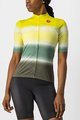 CASTELLI Tricoul și pantaloni scurți de ciclism - DOLCE LADY - verde/negru/galben