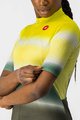 CASTELLI Tricou de ciclism cu mânecă scurtă - DOLCE LADY - verde/galben