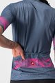 CASTELLI Tricou de ciclism cu mânecă scurtă - FENICE LADY - albastru/roz