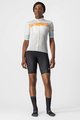 CASTELLI Tricou de ciclism cu mânecă scurtă - FENICE LADY - fildeş/portocaliu
