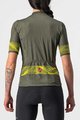 CASTELLI Tricoul și pantaloni scurți de ciclism - FENICE LADY - galben/verde/negru
