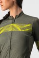 CASTELLI Tricou de ciclism cu mânecă scurtă - FENICE LADY - galben/verde