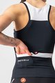 CASTELLI Tricoul de ciclism fără mâneci - SOLARIS LADY - negru/alb