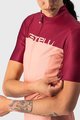 CASTELLI Tricou de ciclism cu mânecă scurtă - VELOCISSIMA LADY - bordo/roz