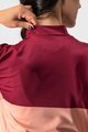 CASTELLI Tricou de ciclism cu mânecă scurtă - VELOCISSIMA LADY - bordo/roz