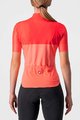 CASTELLI Tricou de ciclism cu mânecă scurtă - VELOCISSIMA LADY - roz/portocaliu