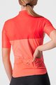 CASTELLI Tricou de ciclism cu mânecă scurtă - VELOCISSIMA LADY - roz/portocaliu