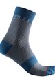 CASTELLI Șosete clasice de ciclism - VELOCISSIMA 12 LADY - gri/albastru