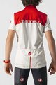 CASTELLI Tricou de ciclism cu mânecă scurtă - NEO PROLOGO KIDS - roșu/alb