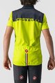 CASTELLI Tricou de ciclism cu mânecă scurtă - NEO PROLOGO KIDS - galben/albastru