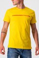 CASTELLI Tricou de ciclism cu mânecă scurtă - VENTAGLIO TEE - galben