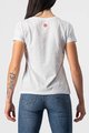 CASTELLI Tricou de ciclism cu mânecă scurtă - BELLAGIO TEE LADY - alb