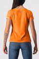 CASTELLI Tricou de ciclism cu mânecă scurtă - BELLAGIO TEE LADY - portocaliu