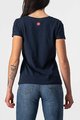 CASTELLI Tricou de ciclism cu mânecă scurtă - BELLAGIO TEE LADY - albastru