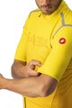 CASTELLI Tricou de ciclism cu mânecă scurtă - GABBA ROS SPECIAL - galben
