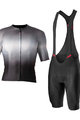 CASTELLI Tricoul și pantaloni scurți de ciclism - AERO RACE 6.0 - alb/gri/negru