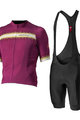 CASTELLI Tricoul și pantaloni scurți de ciclism - GRIMPEUR - ciclamen/negru