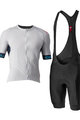 CASTELLI Tricoul și pantaloni scurți de ciclism - ENTRATA VI - negru/gri