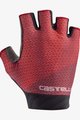 CASTELLI Mănuși de ciclism fără degete - ROUBAIX GEL 2 LADY - bordo