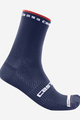 CASTELLI Șosete clasice de ciclism - ROSSO CORSA - albastru
