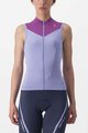 CASTELLI Tricoul de ciclism fără mâneci - SOLARIS LADY - mov