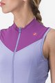 CASTELLI Tricoul de ciclism fără mâneci - SOLARIS LADY - mov