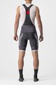 CASTELLI Pantaloni scurți de ciclism cu bretele - COMPETIZION KIT - gri