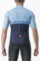 CASTELLI Tricou de ciclism cu mânecă scurtă - A BLOCCO - albastru/portocaliu