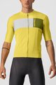 CASTELLI Tricou de ciclism cu mânecă scurtă - PROLOGO VII - galben/fildeş