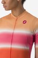 CASTELLI Tricou de ciclism cu mânecă scurtă - DOLCE LADY - roșu/portocaliu