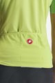 CASTELLI Tricou de ciclism cu mânecă scurtă - VELOCISSIMA LADY - verde/galben