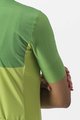 CASTELLI Tricou de ciclism cu mânecă scurtă - VELOCISSIMA LADY - verde/galben