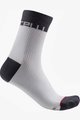 CASTELLI Șosete clasice de ciclism - VELOCISSIMA 12 LADY - alb/negru