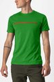 CASTELLI Tricou de ciclism cu mânecă scurtă - VENTAGLIO TEE - verde