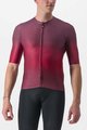 CASTELLI Tricou de ciclism cu mânecă scurtă - AERO RACE 6.0 - bordo