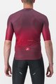 CASTELLI Tricou de ciclism cu mânecă scurtă - AERO RACE 6.0 - bordo