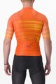 CASTELLI Tricou de ciclism cu mânecă scurtă - CLIMBER'S 3.0 - portocaliu