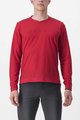 CASTELLI Tricou de ciclism cu mânecă lungă de vară - TRAIL TECH 2 - roșu