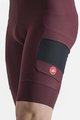 CASTELLI Pantaloni scurți de ciclism cu bretele - UNLIMITED CARGO - bordo
