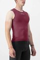 CASTELLI Tricou de ciclism fără mâneci - PRO MESH 2.0 - bordo