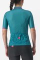 CASTELLI Tricou de ciclism cu mânecă scurtă - PEZZI LADY - verde